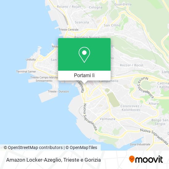 Mappa Amazon Locker-Azeglio