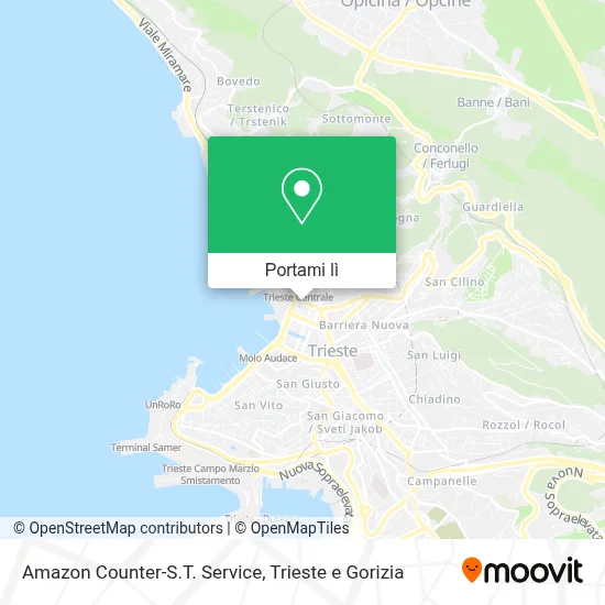 Mappa Amazon Counter-S.T. Service