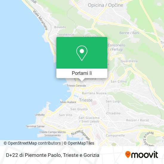 Mappa D+22 di Piemonte Paolo