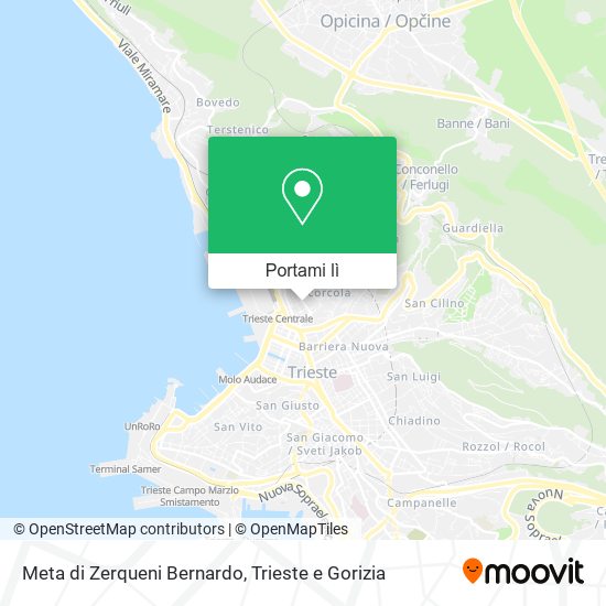 Mappa Meta di Zerqueni Bernardo