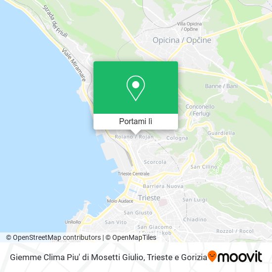 Mappa Giemme Clima Piu' di Mosetti Giulio