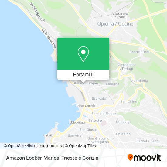 Mappa Amazon Locker-Marica