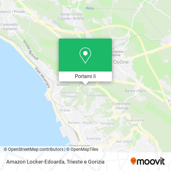 Mappa Amazon Locker-Edoarda