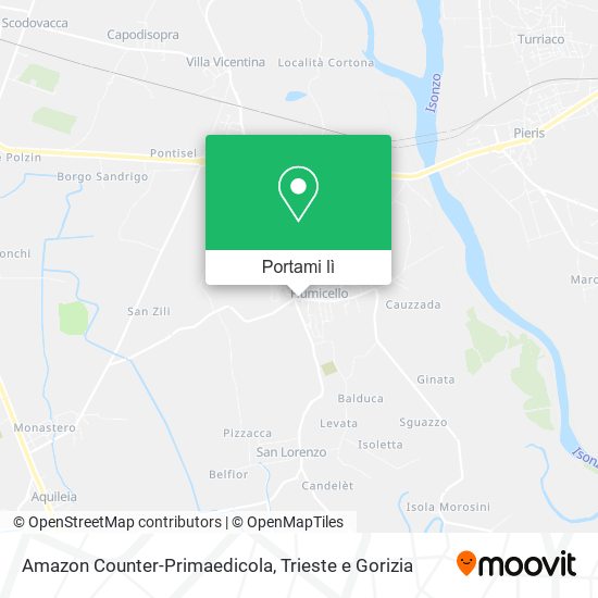 Mappa Amazon Counter-Primaedicola