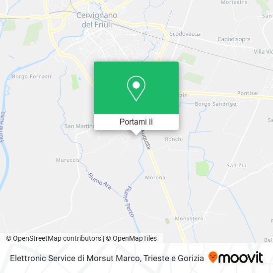 Mappa Elettronic Service di Morsut Marco