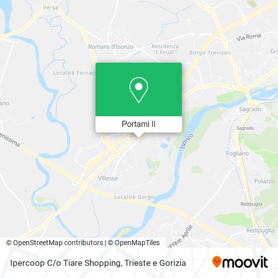 Mappa Ipercoop C/o Tiare Shopping