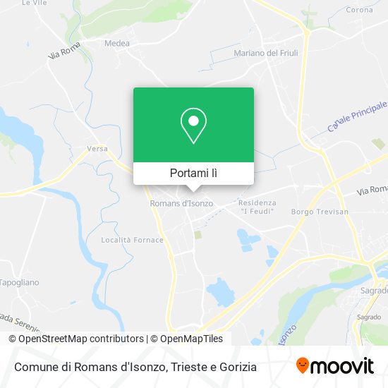 Mappa Comune di Romans d'Isonzo