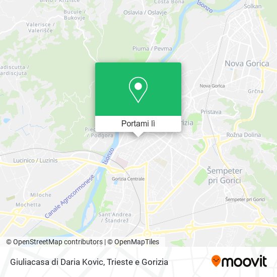 Mappa Giuliacasa di Daria Kovic