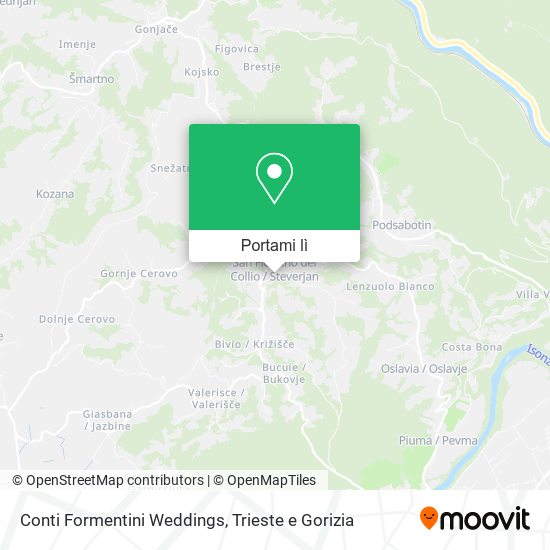 Mappa Conti Formentini Weddings