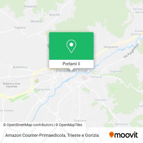 Mappa Amazon Counter-Primaedicola