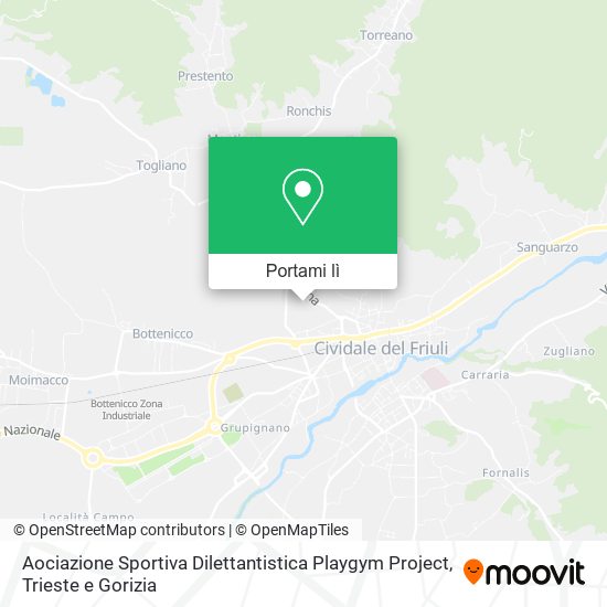 Mappa Aociazione Sportiva Dilettantistica Playgym Project