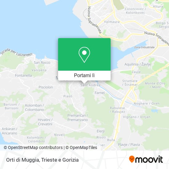 Mappa Orti di Muggia