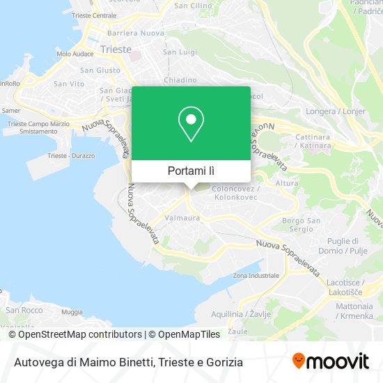 Mappa Autovega di Maimo Binetti