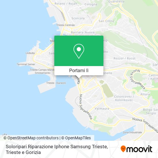 Mappa Soloripari Riparazione Iphone Samsung Trieste