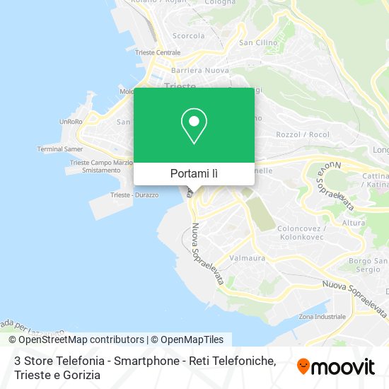 Mappa 3 Store Telefonia - Smartphone - Reti Telefoniche