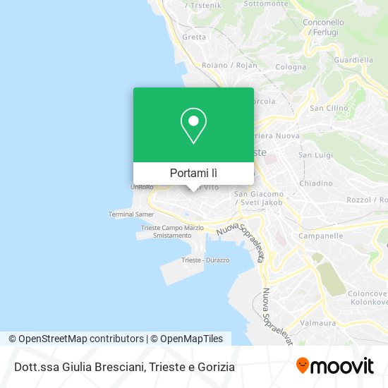 Mappa Dott.ssa Giulia Bresciani