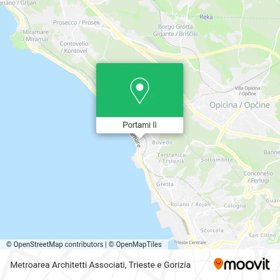 Mappa Metroarea Architetti Associati