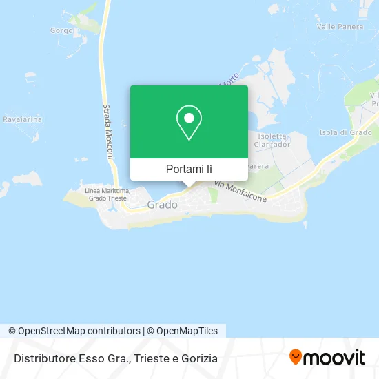 Mappa Distributore Esso Gra.