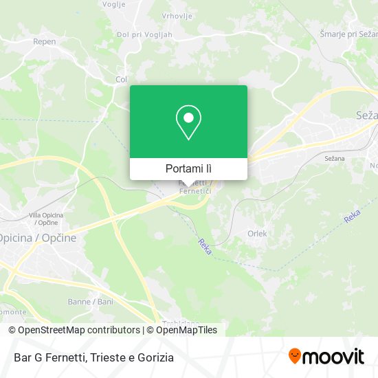 Mappa Bar G Fernetti