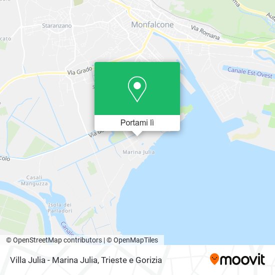 Mappa Villa Julia - Marina Julia