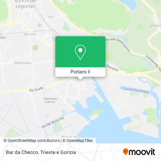 Mappa Bar da Checco