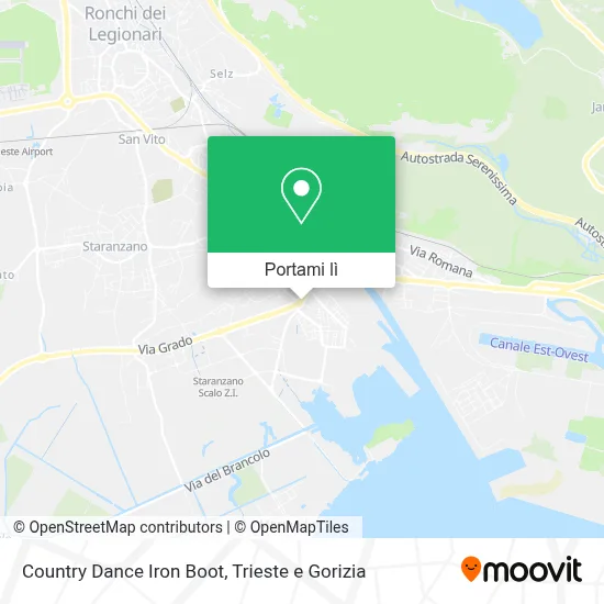 Mappa Country Dance Iron Boot