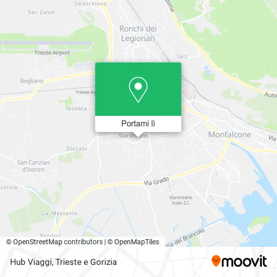 Mappa Hub Viaggi