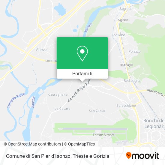 Mappa Comune di San Pier d'Isonzo