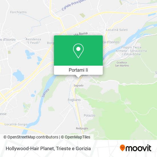 Mappa Hollywood-Hair Planet