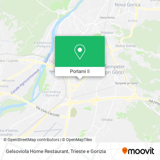 Mappa Gelsoviola Home Restaurant