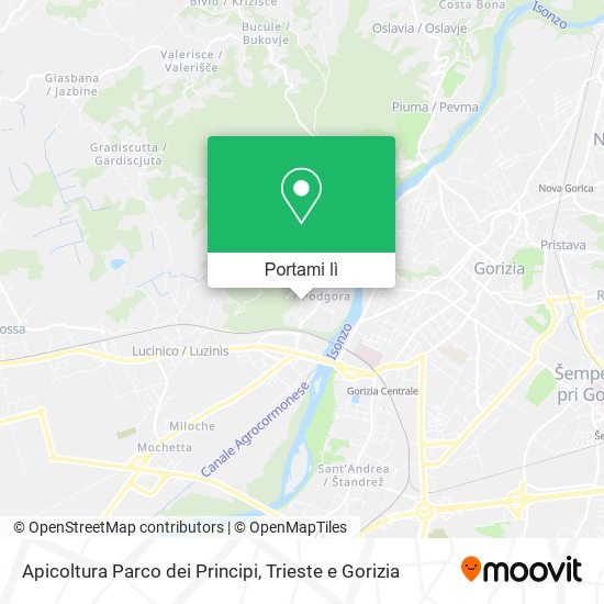 Mappa Apicoltura Parco dei Principi