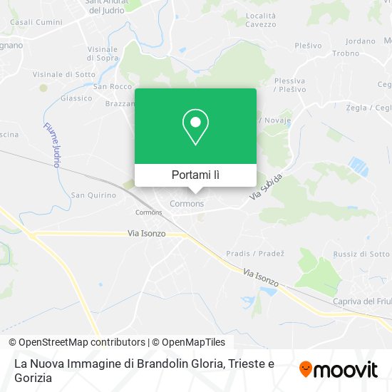 Mappa La Nuova Immagine di Brandolin Gloria