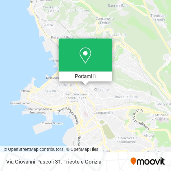Mappa Via Giovanni Pascoli  31