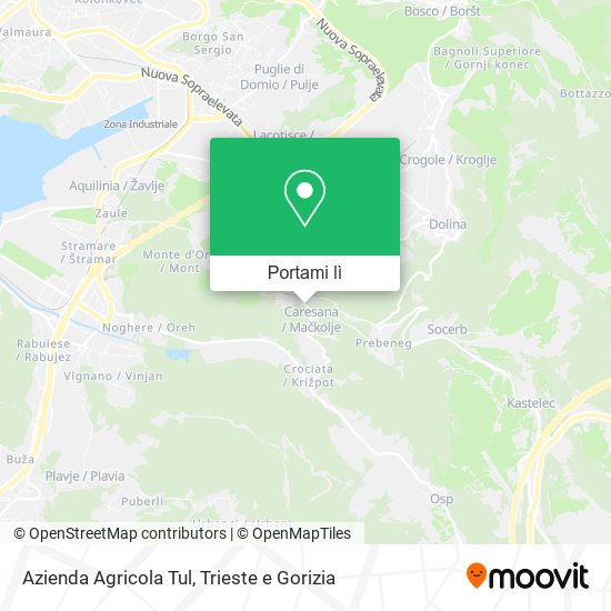Mappa Azienda Agricola Tul
