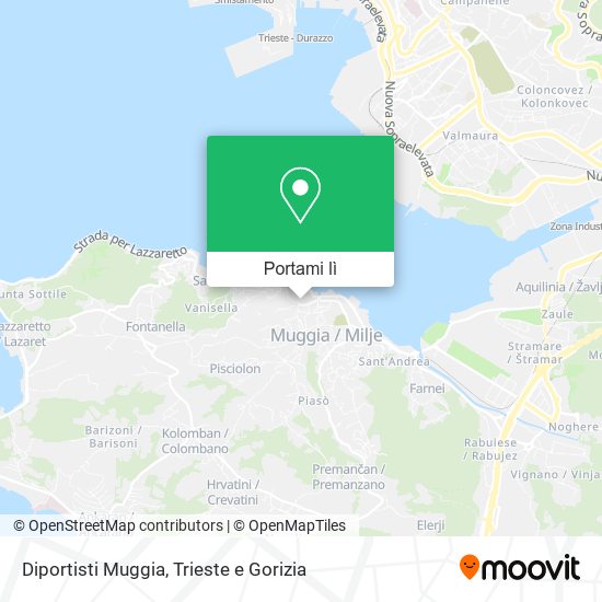 Mappa Diportisti Muggia