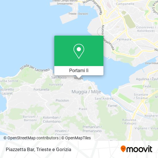 Mappa Piazzetta Bar