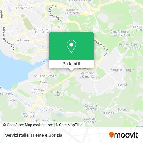 Mappa Servizi Italia