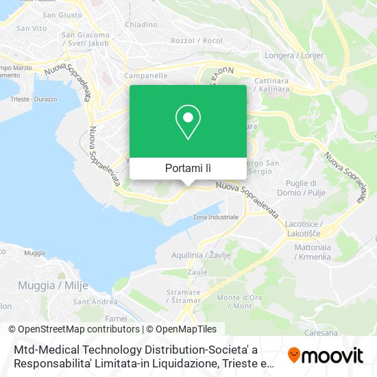 Mappa Mtd-Medical Technology Distribution-Societa' a Responsabilita' Limitata-in Liquidazione