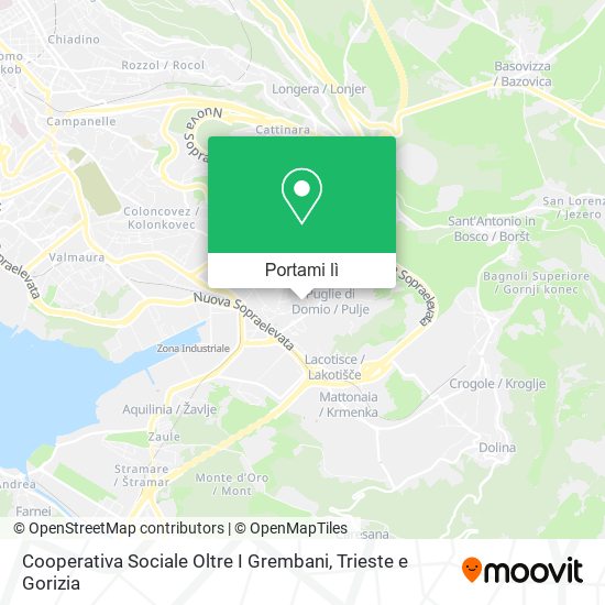 Mappa Cooperativa Sociale Oltre I Grembani