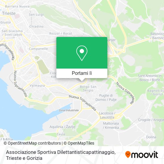 Mappa Associazione Sportiva Dilettantisticapattinaggio