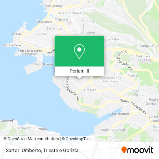 Mappa Sartori Umberto