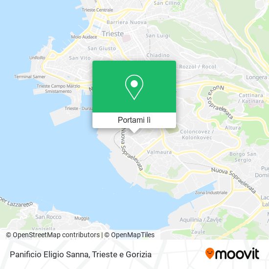 Mappa Panificio Eligio Sanna