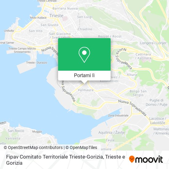 Mappa Fipav Comitato Territoriale Trieste-Gorizia