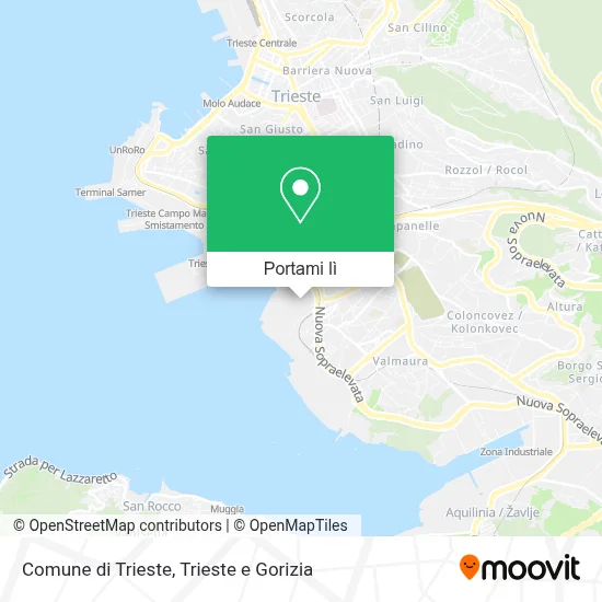Mappa Comune di Trieste