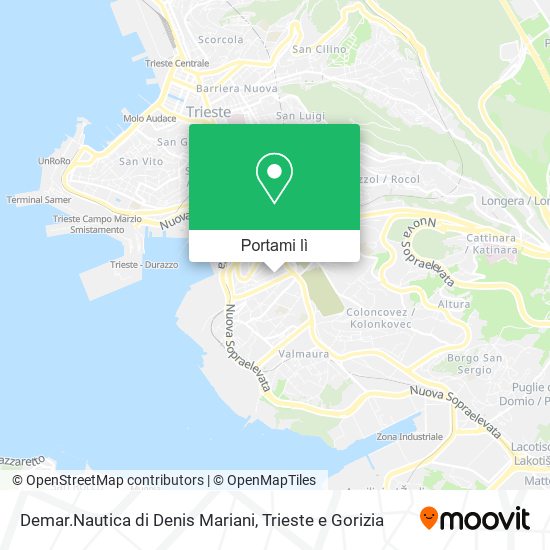 Mappa Demar.Nautica di Denis Mariani