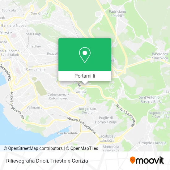 Mappa Rilievografia Drioli