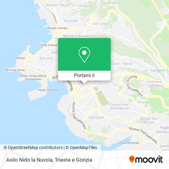 Mappa Asilo Nido la Nuvola