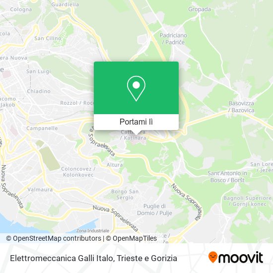 Mappa Elettromeccanica Galli Italo