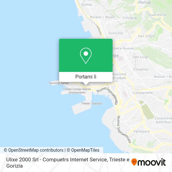 Mappa Ulixe 2000 Srl - Compuetrs Internet Service