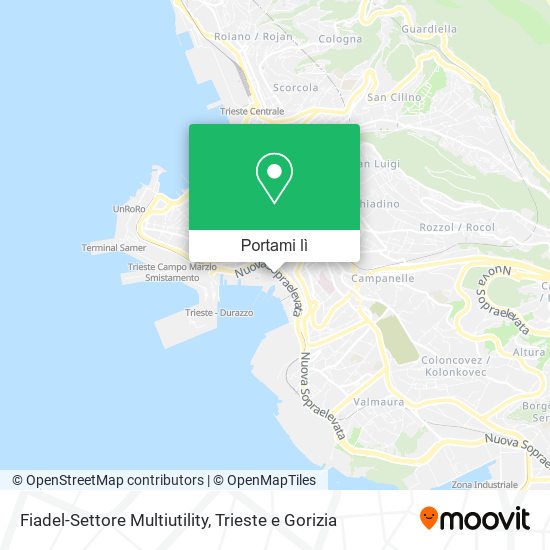Mappa Fiadel-Settore Multiutility